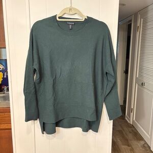 Eileen Fisher pullover sweater - Dark Green - Size: Petite Large